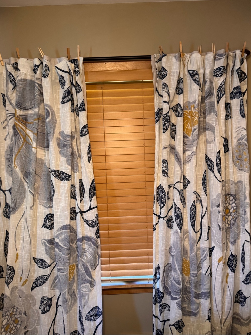Anthropologie Catamarca Floral Drapery Panel - 50” x 96”